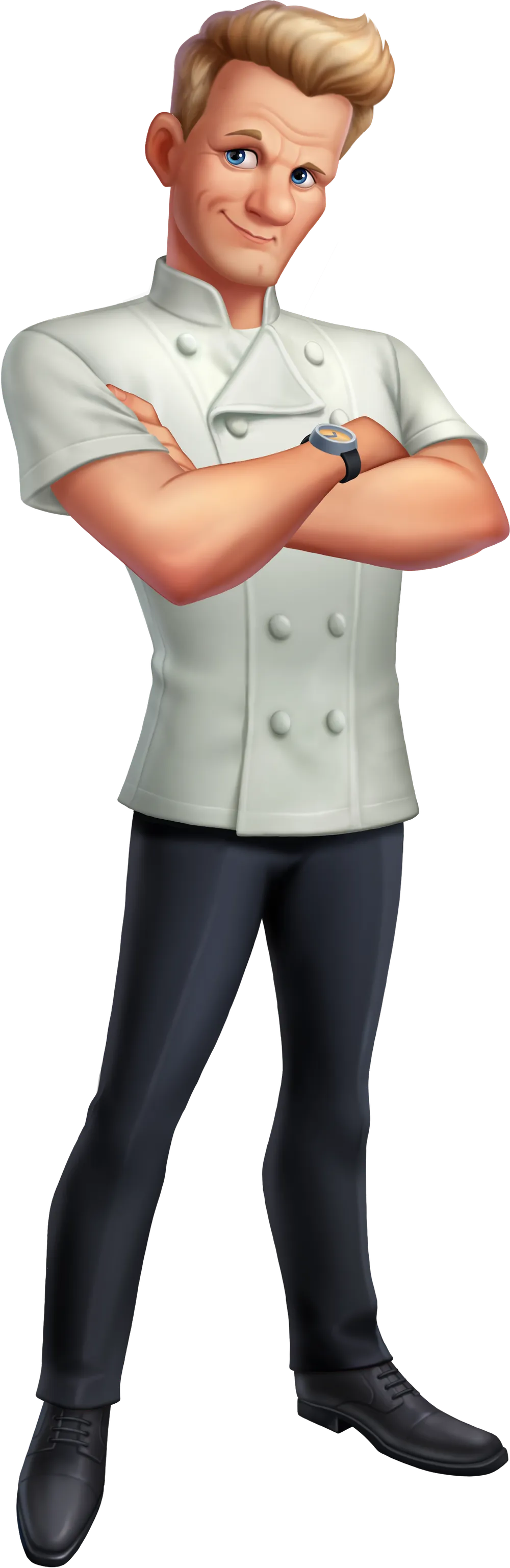 Gordon Ramsay as he appears in Chef Blast
